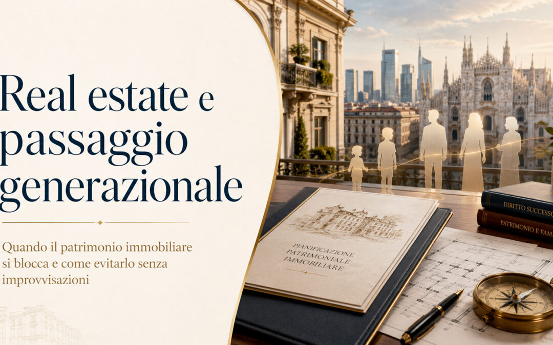 Real estate e passaggio generazionale